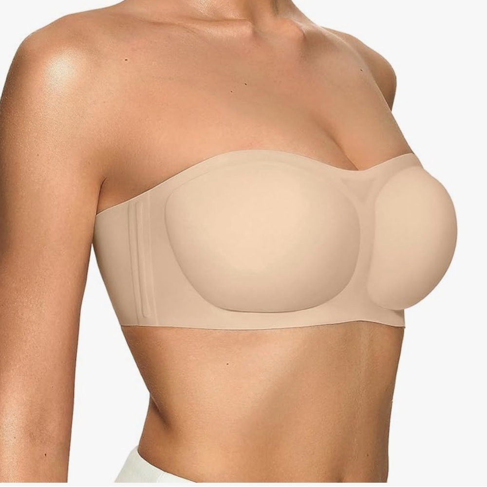 Strapless bra